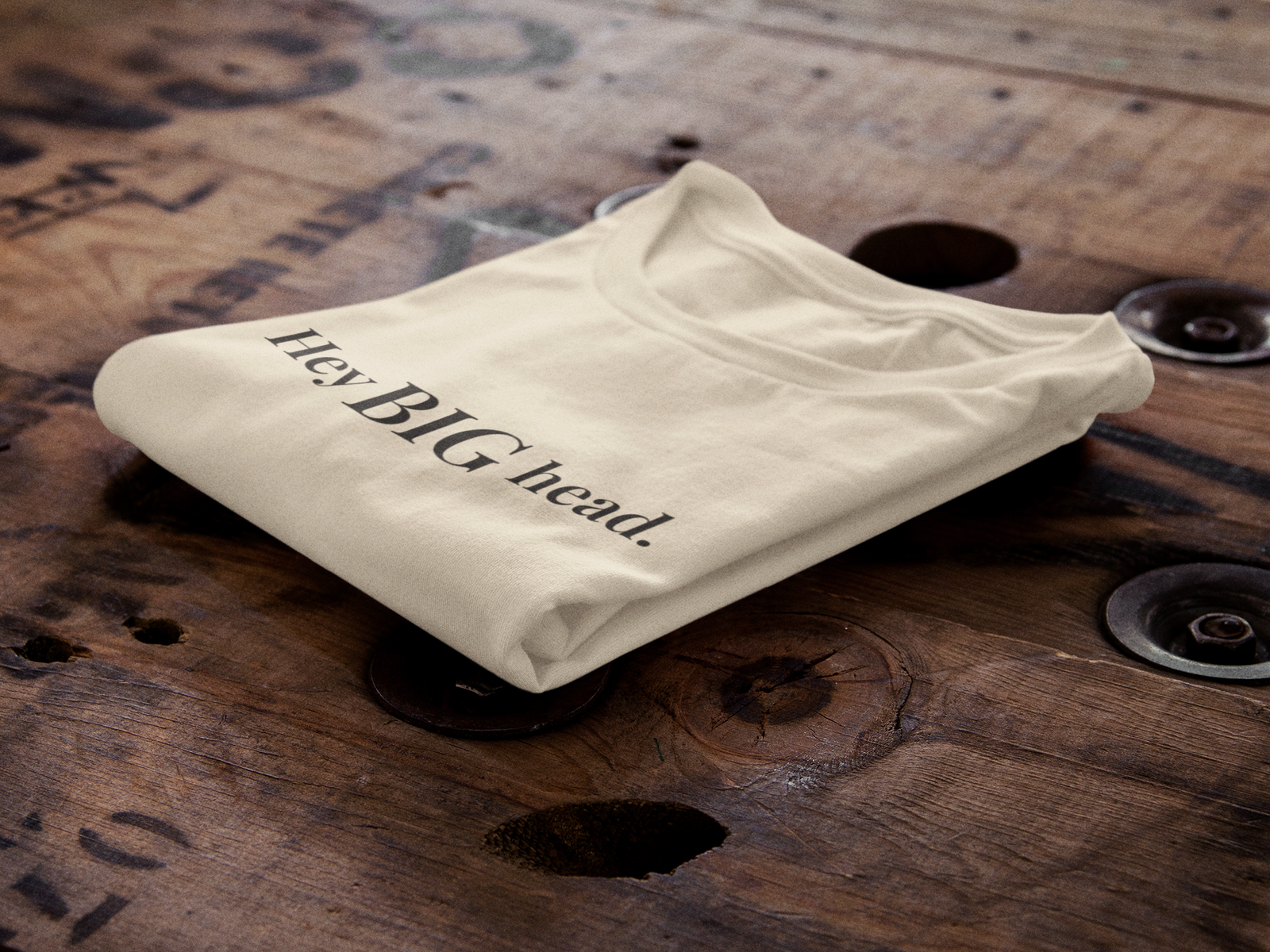 Hey BIG Head — Women’s Fitted Tee – Flirty Graphic T-Shirt - Image 9